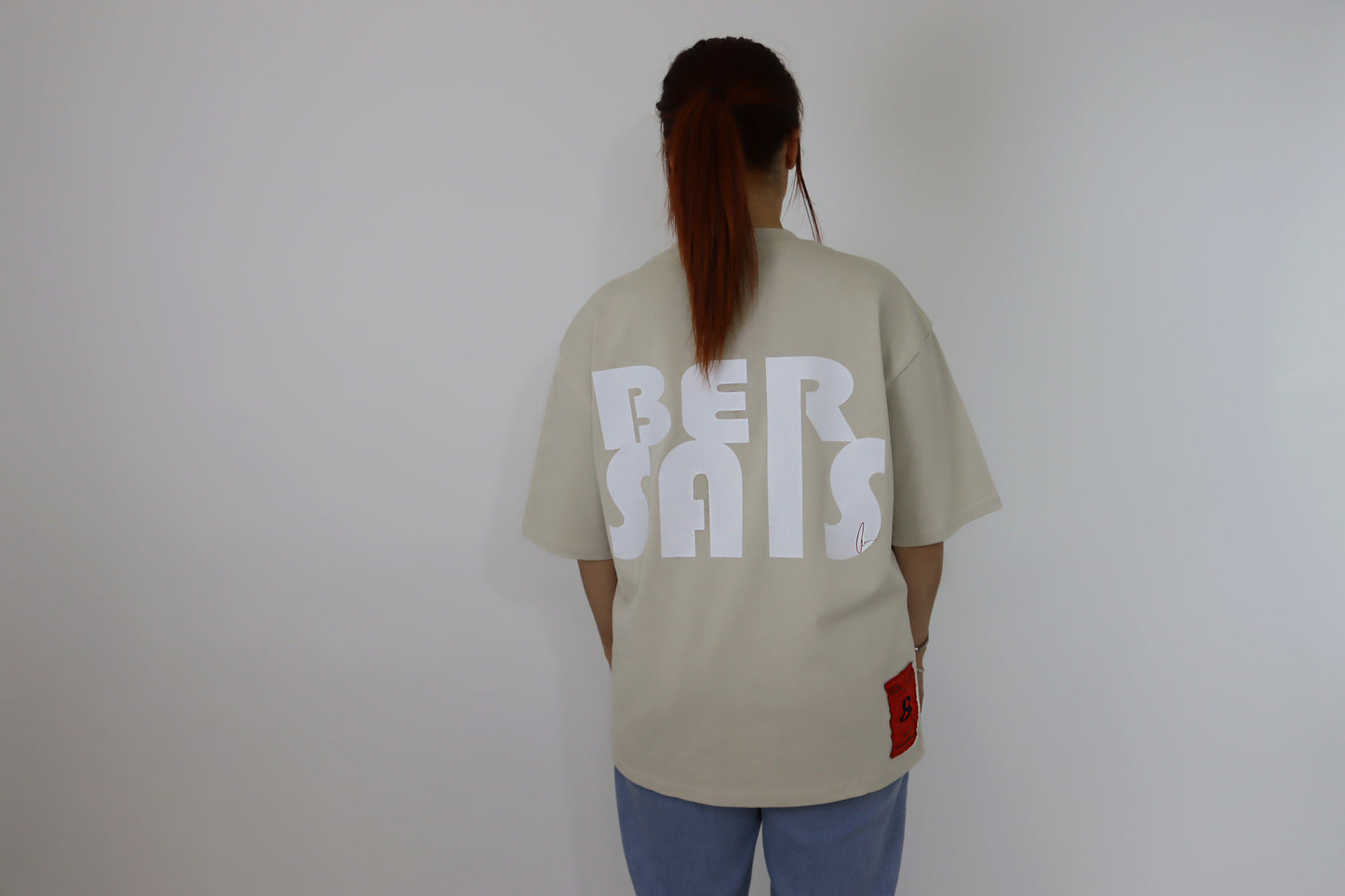 Oversized Tee Khaki Unisex