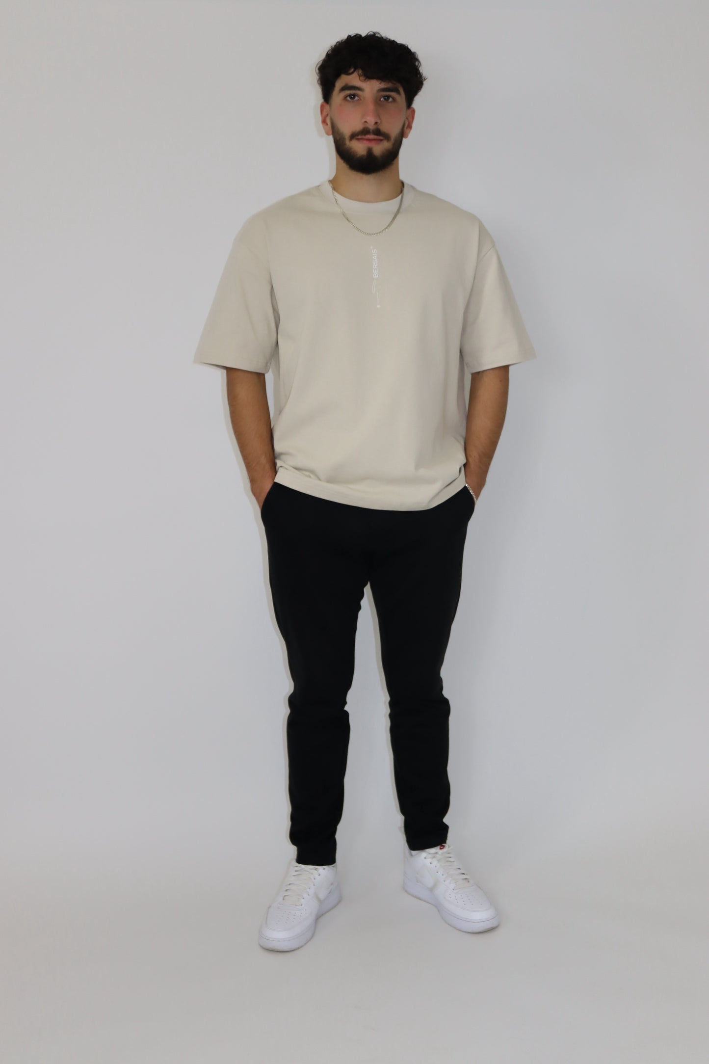 Oversized Tee Khaki Unisex