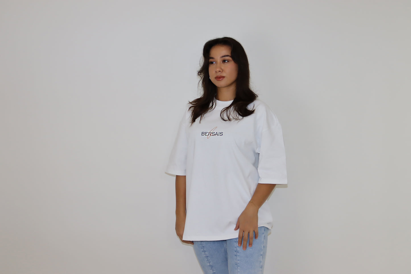 Oversized Tee White Unisex