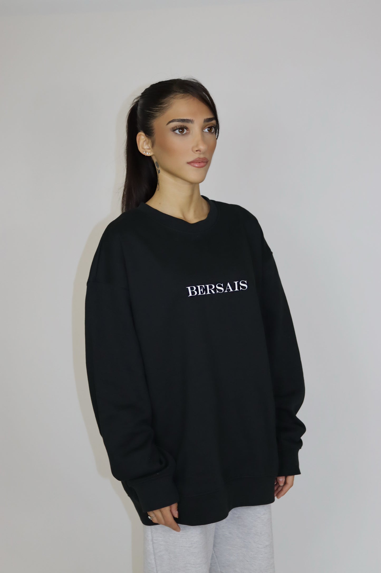 Oversized Sweater Black Unisex