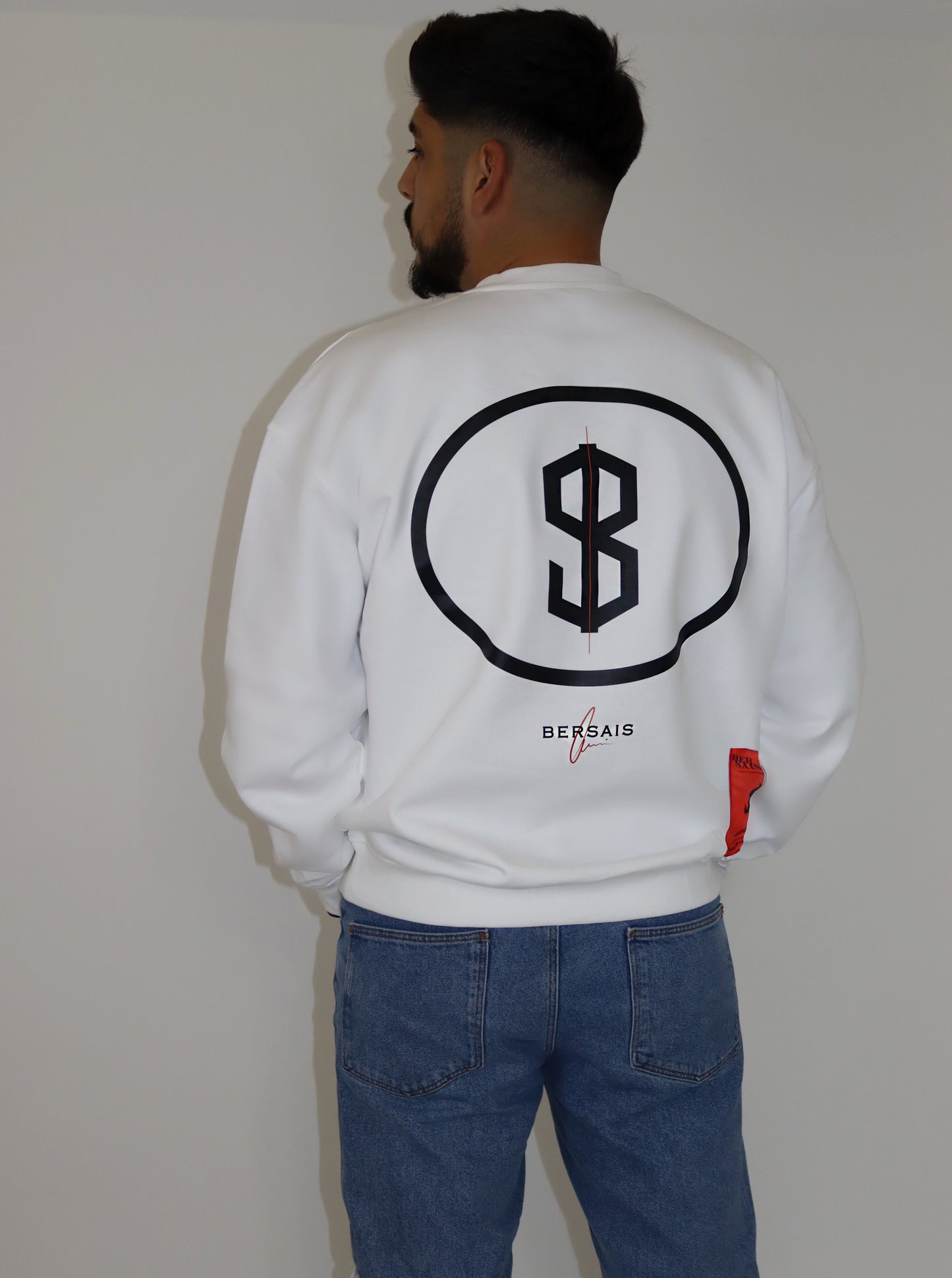 Oversized Sweater White Unisex